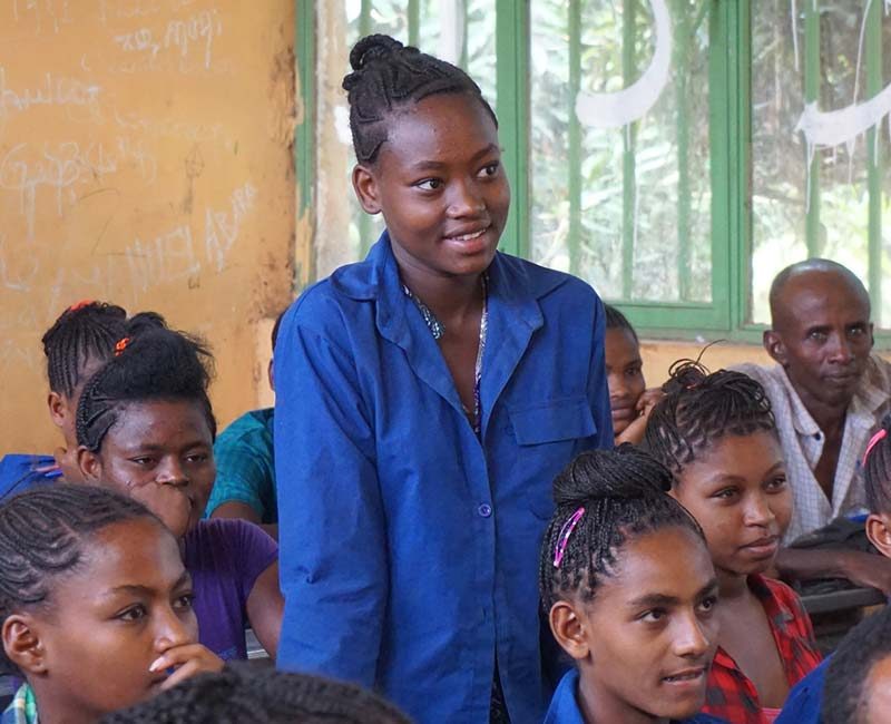 Group of Young children in classroom