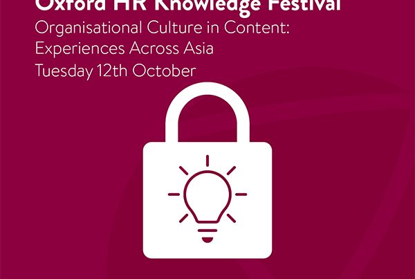 Knowledge Festival October 2021: Organisational Culture in Context: Experiences Across Asia