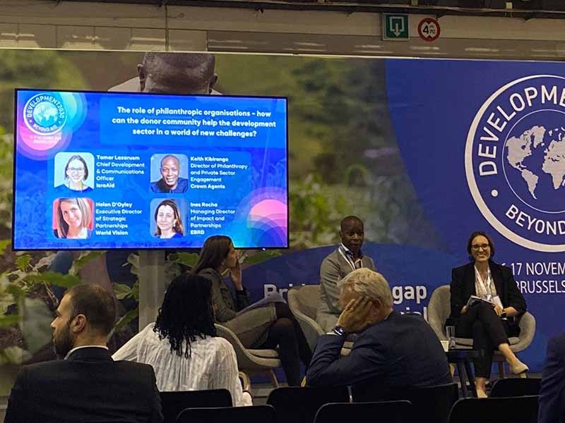 Photograph of stand fromn Aidex Conference