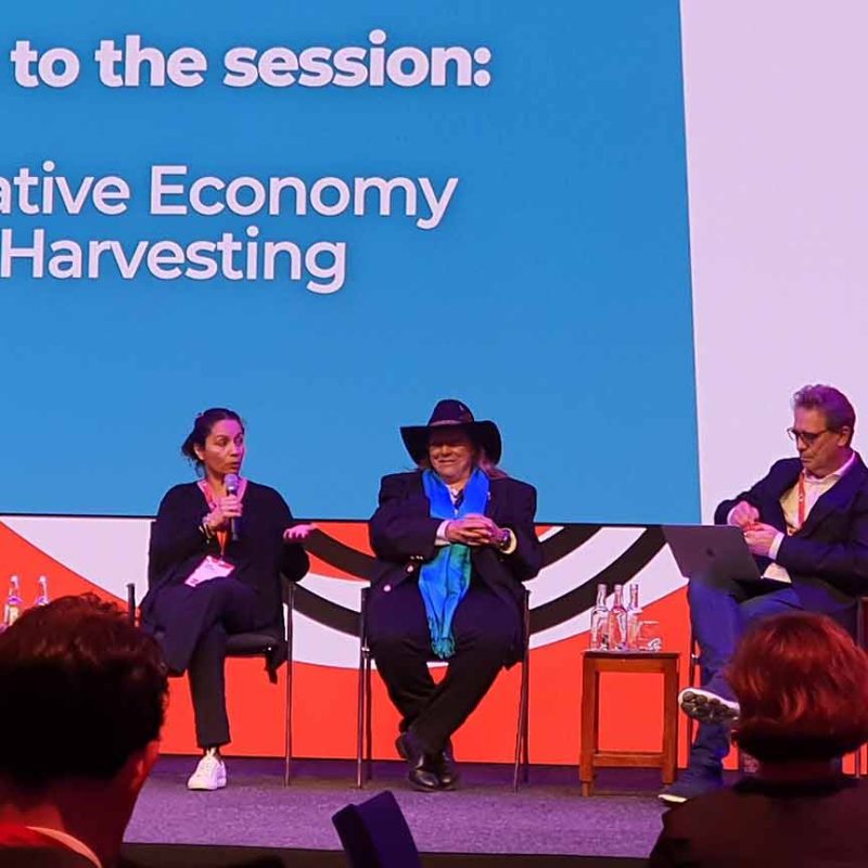 Panel speaking at B Good for Leaders Summit