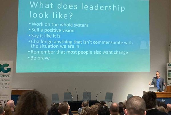 Mike Berners Lee at Climate Solutions Conference