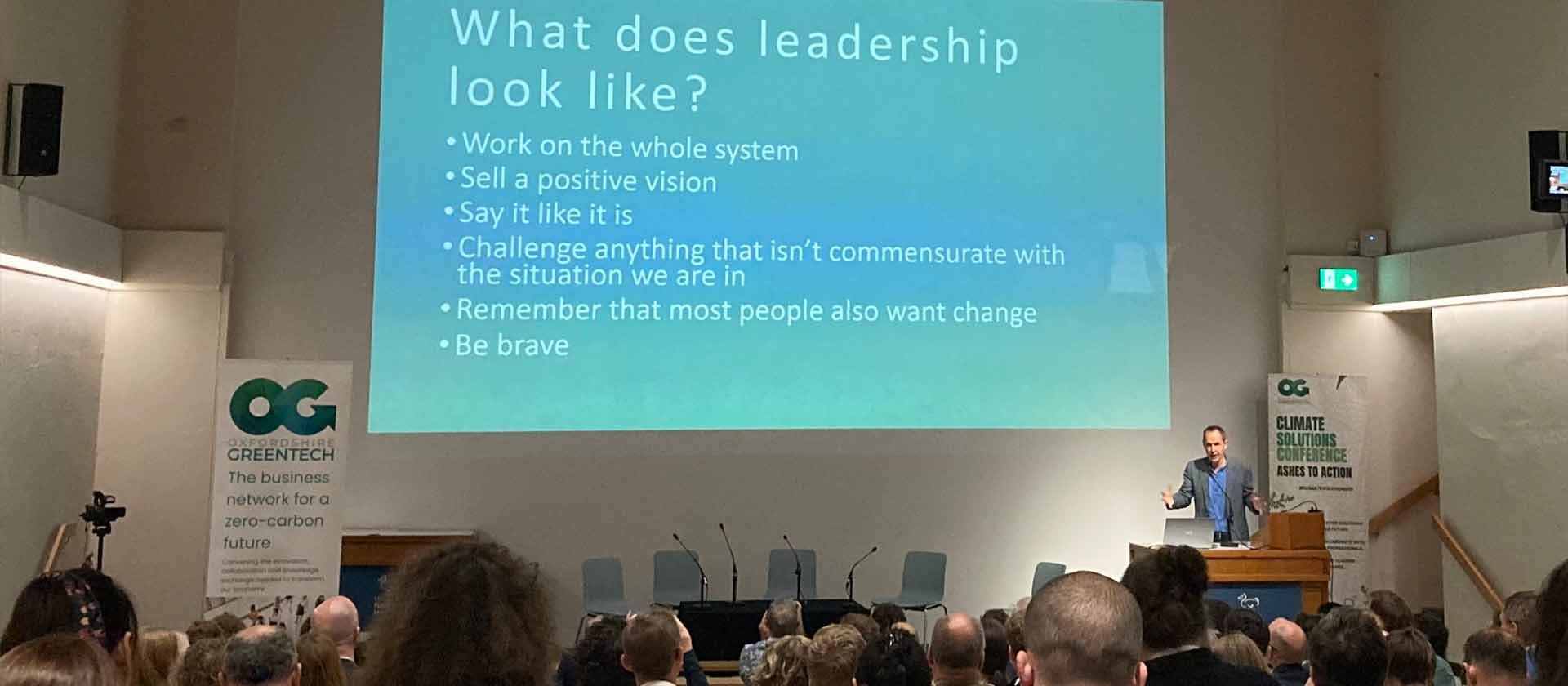 Attending Oxfordshire Greentech’s Climate Solutions Conference