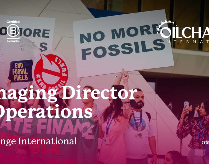 Oil Change International - Managing Director of Operations